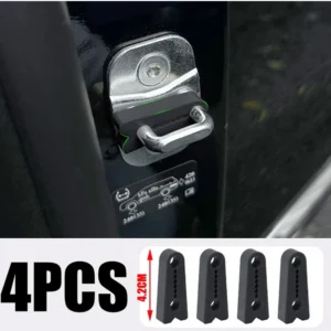 Car Door Shock Absorber Anti-Collision Pad Lock Cover Soundproof Buffer Gasket