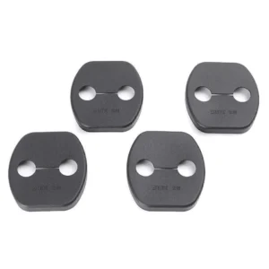 4pcs Door lock Cover Pad Guard Protector for Nissan Qashqai 2008-2013 12 Black