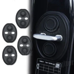 4x Silicone Car Door Lock Cover Door Latch Protection Shock Absorber Pad Cushion